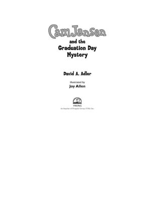 [Cam Jansen Mysteries 31] • Cam Jansen and the Graduation Day Mystery